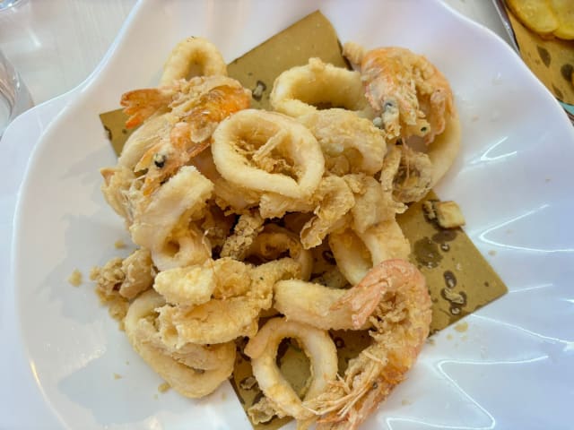 Frittura calamari e gamberi - Da Fabio a Nettuno, Nettuno