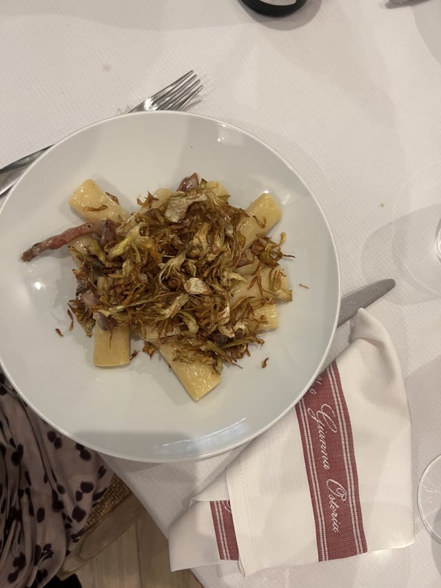 Rigatoni di Granano alla Gricia  - Poldo e Gianna Osteria, Rome