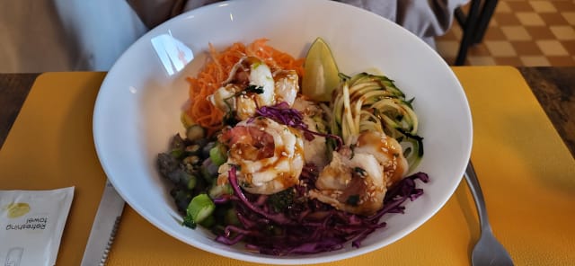 Poké Bowl gambas - Restaurant Wapap Cook