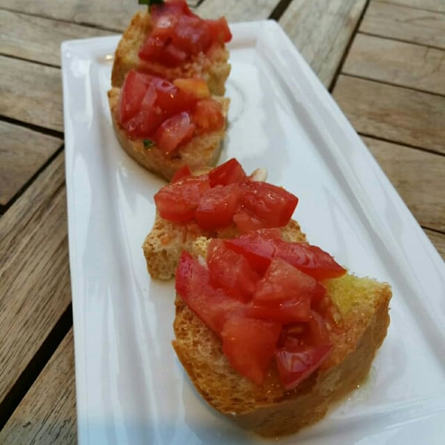 bruschetta al pomodoro - Podere dell'Anselmo, Montespertoli