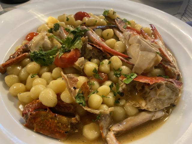 Gnocchetti al granchio - L'Abisso, Torre Del Lago Puccini