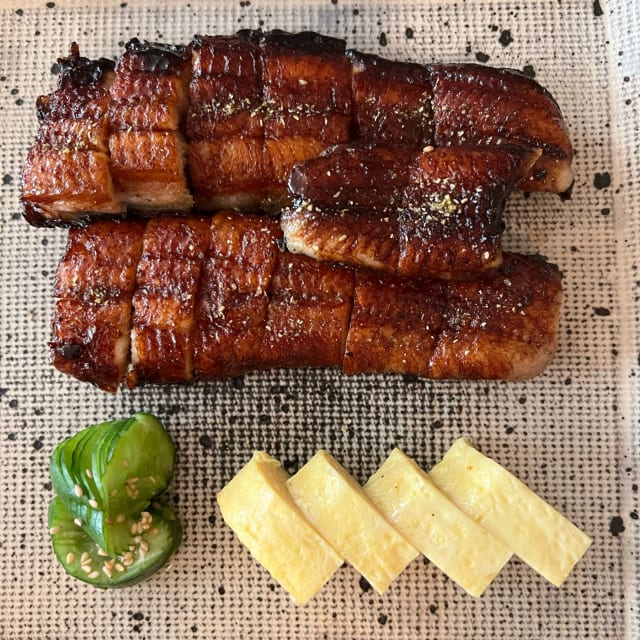 Anguille grillée au Binchôtan Façon “Kabayaki” - Enyaa, Paris