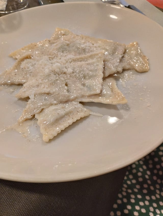 Pansoti in salsa di noci - Osteria Pizzeria Rocca, Genoa