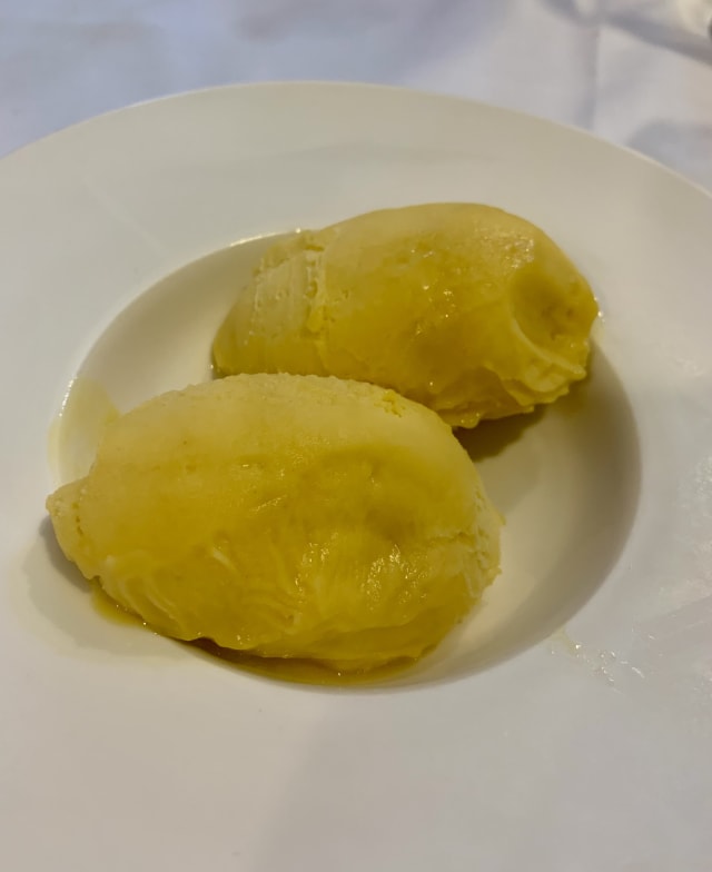 Sorbet de mango - Octopus Migdia, Girona