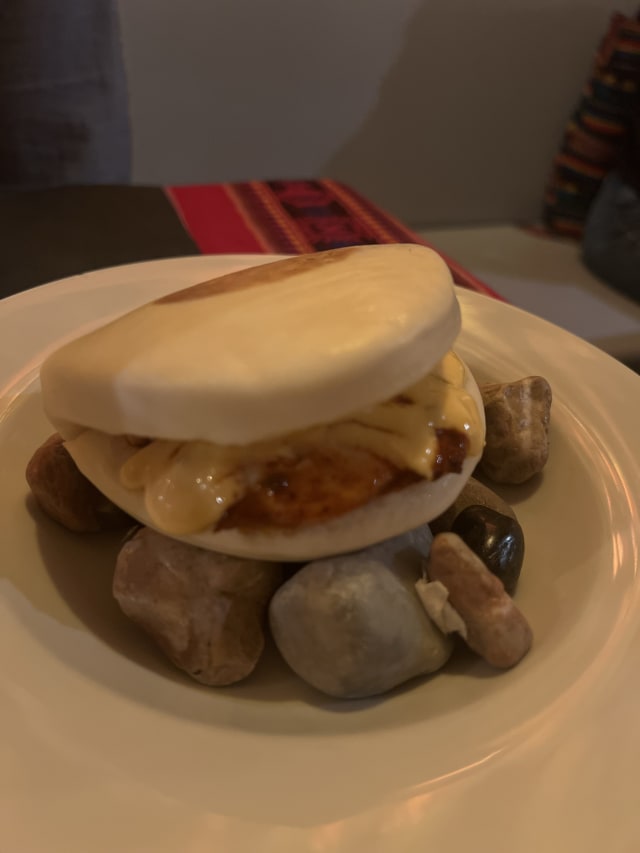 pan bao de panceta - Awki Nikkei-Peruano, Madrid