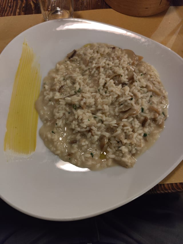 Risotto ai Funghi Porcini - Osteria Corona dal Gamba