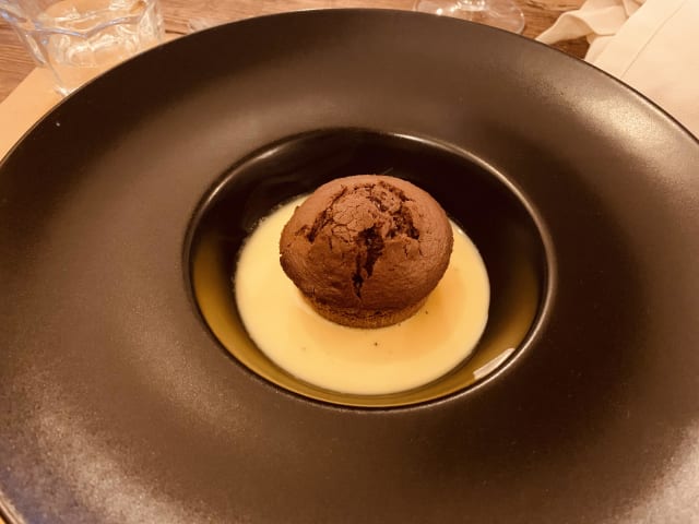 Tortino al cioccolato - Osteria Corona dal Gamba