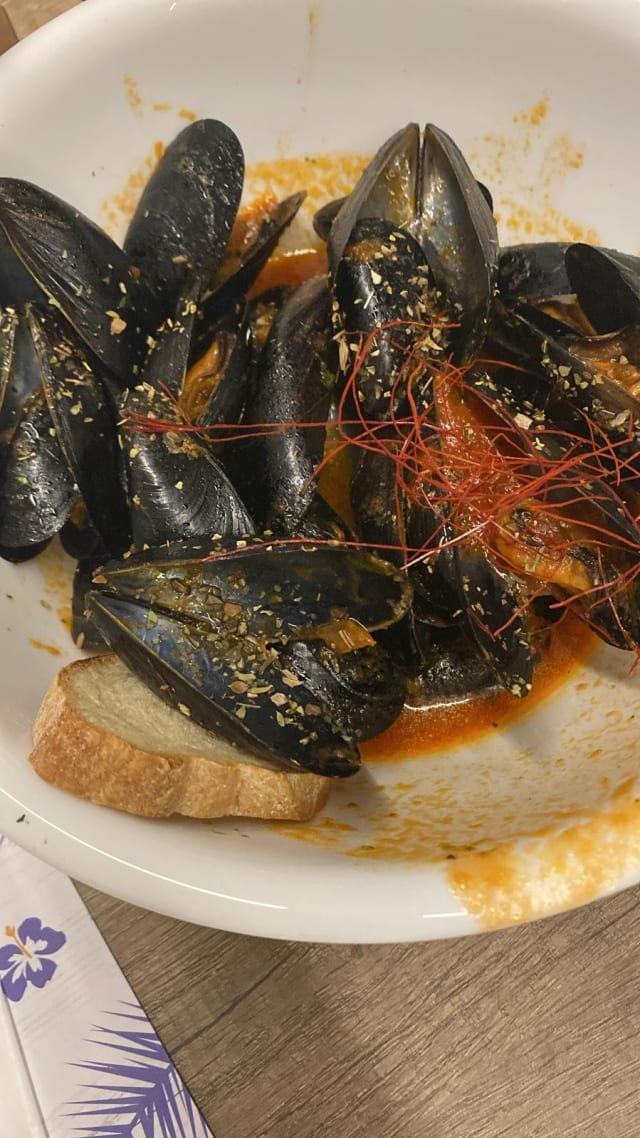 cozze alla tarantina - Bagno Ventaglio