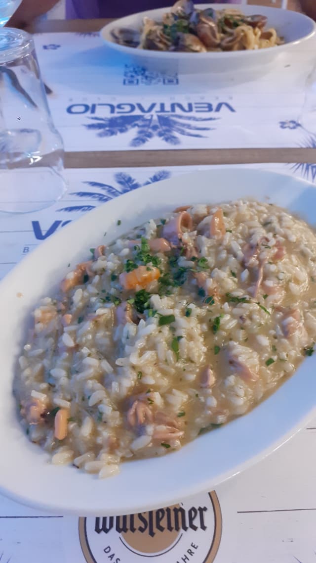 risotto cremoso ai frutti di mare - Bagno Ventaglio