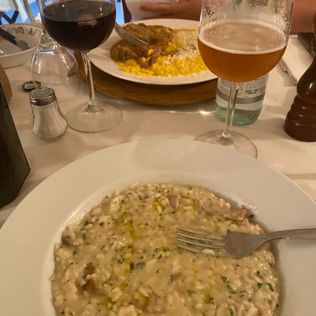 risotto gamberi e zucchine  - Osteria di Largo Kennedy