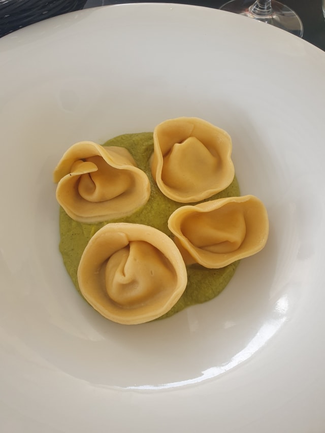 Rigatoni alla carbonara con tartare di tonno rosso  - Palazzo Riama Agriresort, Naples