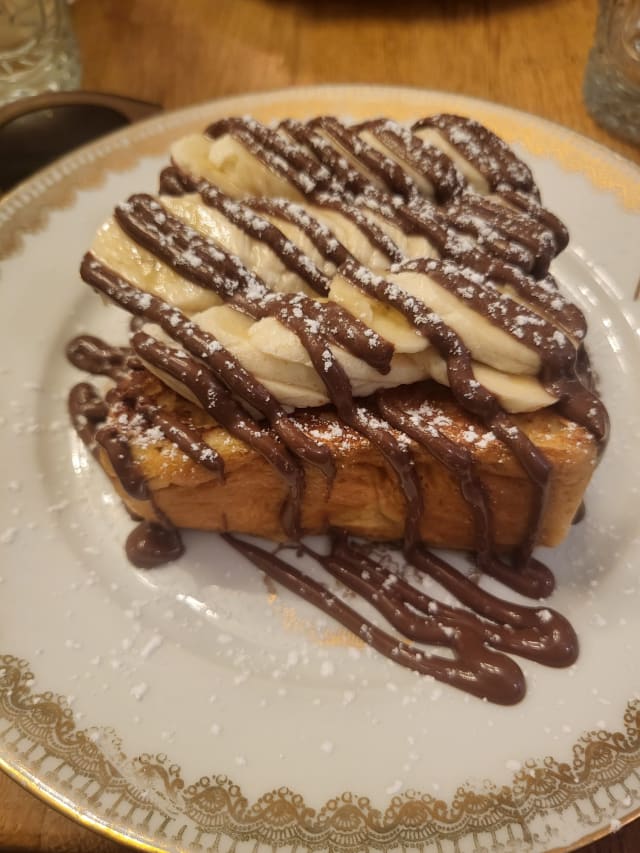 Brioche perdue Nutella bananes  - Shakespeare, Paris