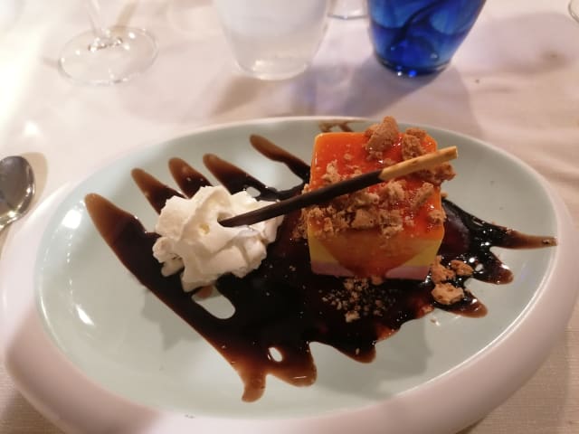 Semifreddo mango e lampone  - La Botte, Gradara