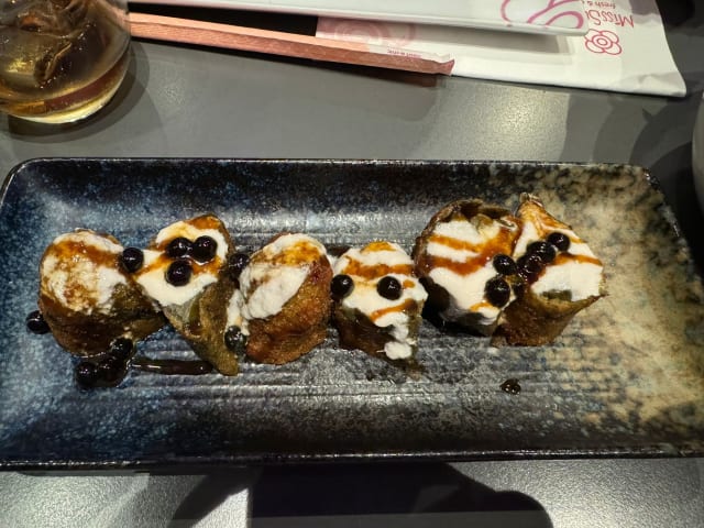 Crujiente de berenjena con miso - Miss Sushi - Las Tablas