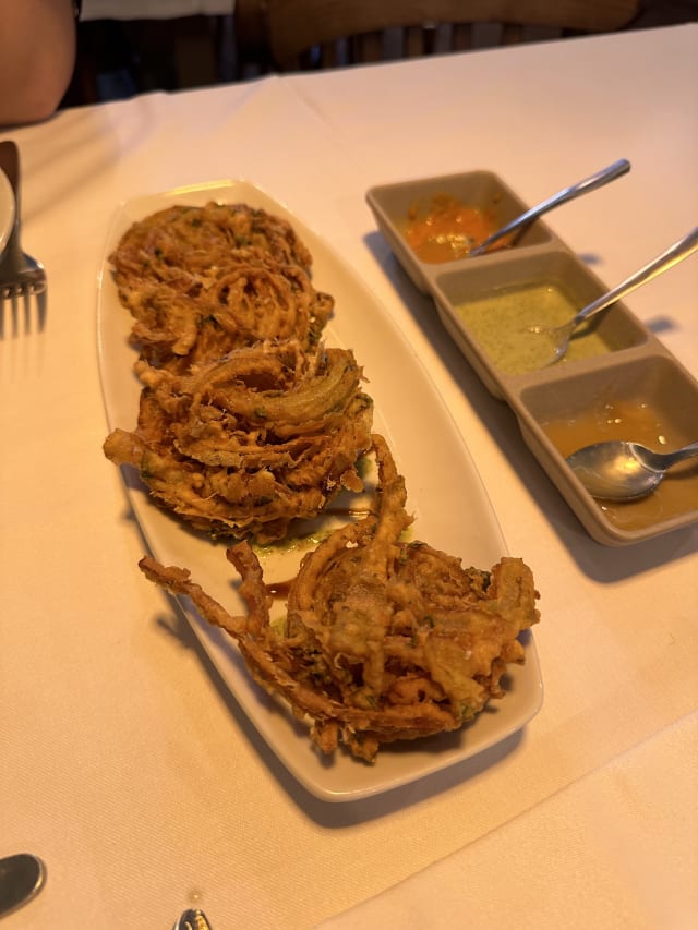 Onion Bhaji - Atithi Restaurante Indio, Barcelona