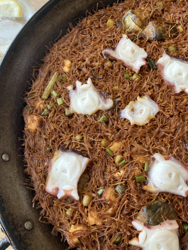 Arroz de alcachofa, habas y coliflor  - El Jardín, Guardamar Del Segura