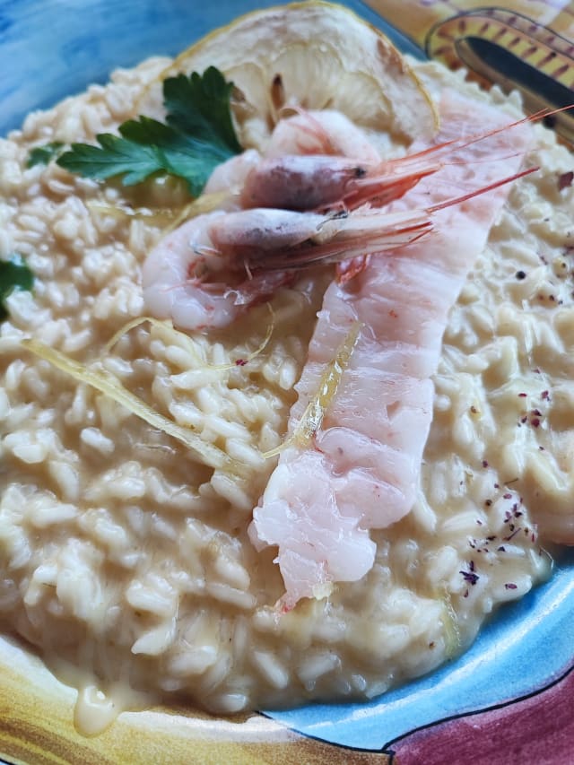 Risotto acquerello - Ristorante Savino, Positano