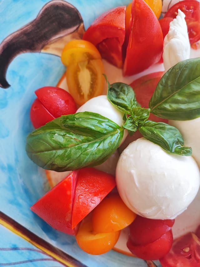 Variazione di mozzarelle e pomodori - Ristorante Savino, Positano