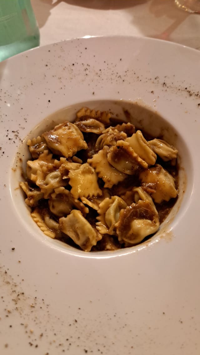 Ravioli del plin al sugo d'arrosto - Antica Bruschetteria Pautasso, Turin