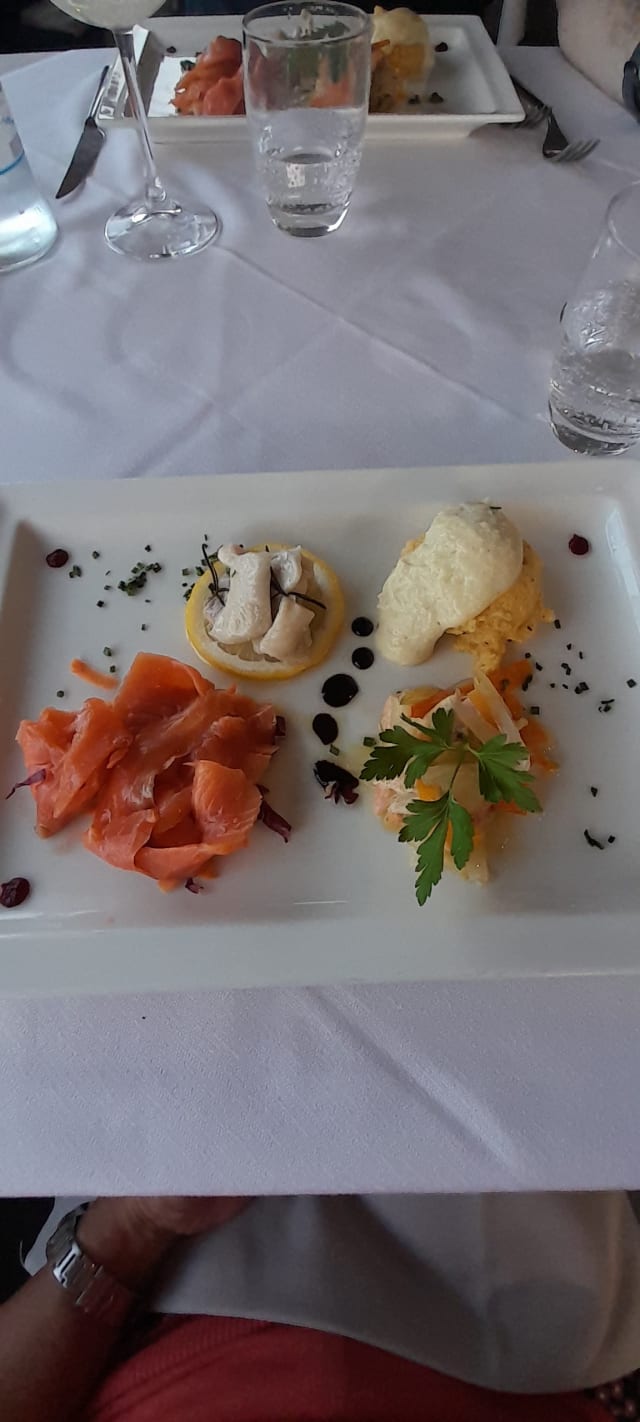 Il nostro Antipasto misto di pesce di lago - Agritur Eden Marone, Riva Del Garda