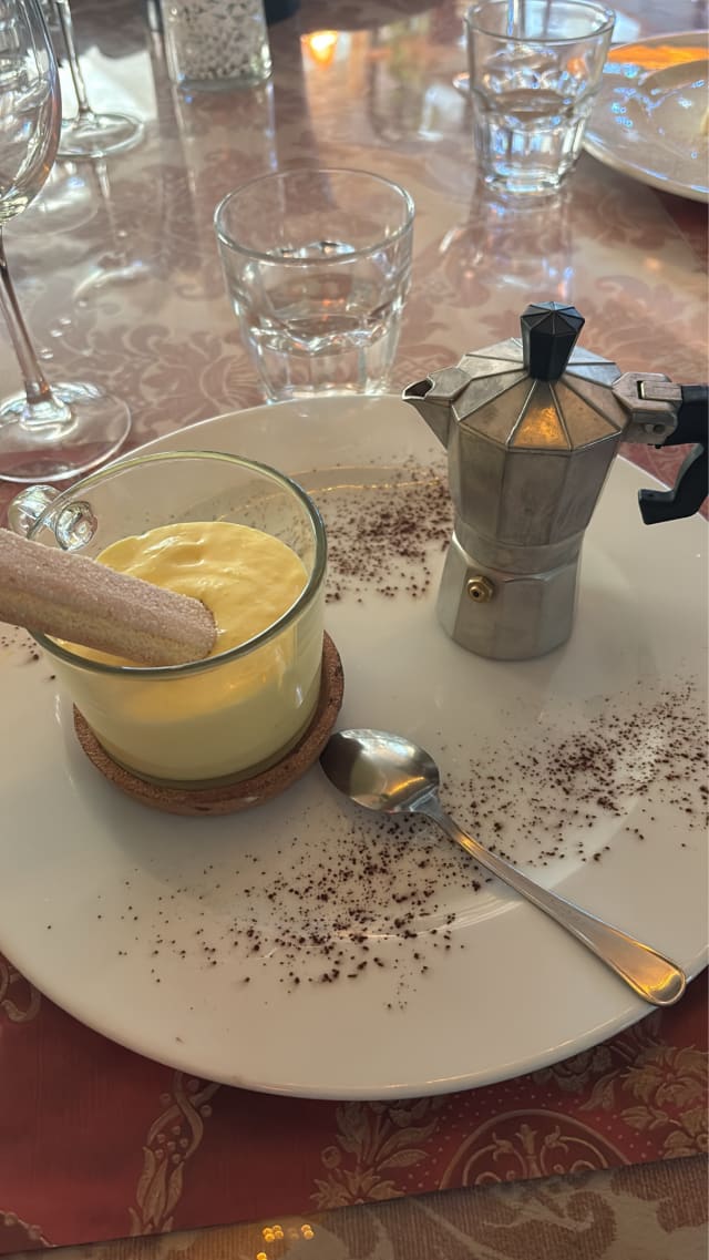 Il mascarpone con moka di cioccolato - Locanda Vecchiacanala Bistrot