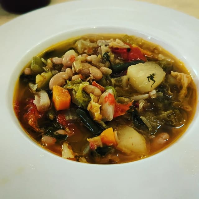 minestrone di verdure - Trattoria Pandemonio, Florence