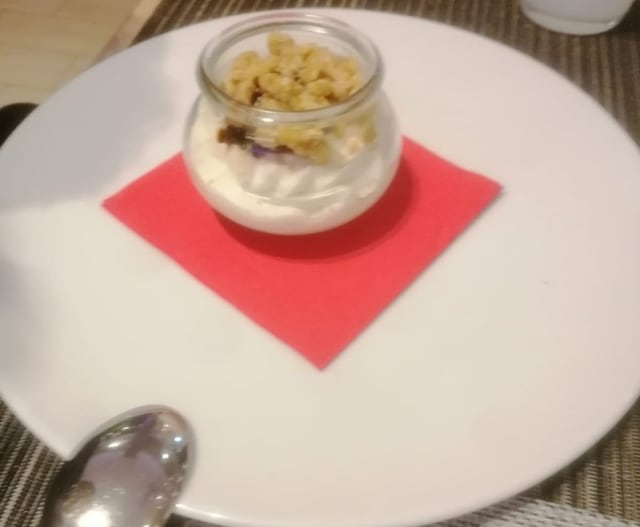 Semifreddo al cioccolato bianco con fichi caramellati e noci - Damidà, Cervia