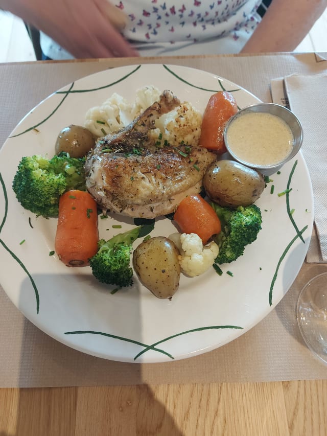 L ’ aile ou la cuisse, de la ferme de la belvindière & garniture au choix - Hôtel le Bout du Parc