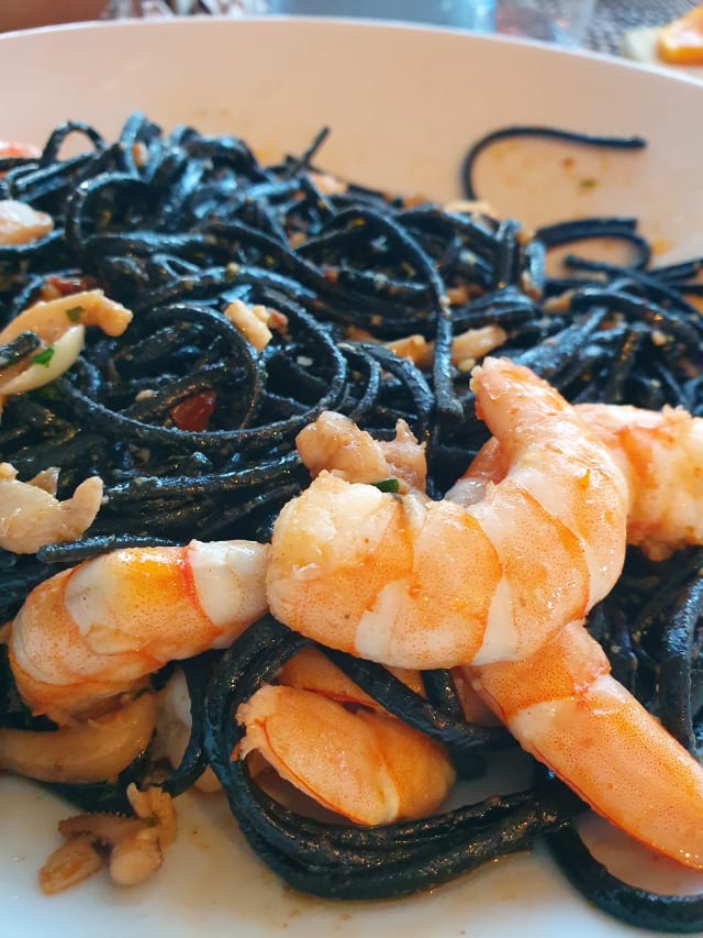 Linguine Negro à Algarvia - Merkado - Na Lagoa, Óbidos