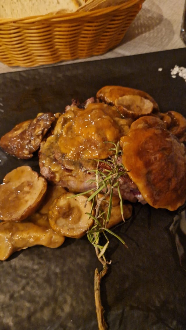 Filetto (Circa 250G) Di Scottona Con Funghi Porcini - La Giulia e il gallo