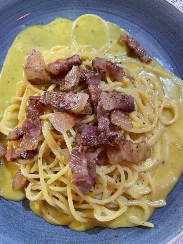 Spaghetti alla carbonara - Associazione Sportiva "Le Due Torri"