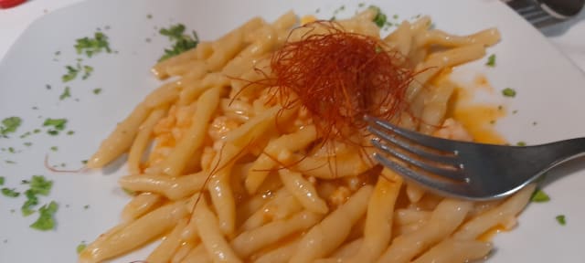 Strangolapreti ai gamberetti - Trattoria da Valentone, Marina Di Camerota