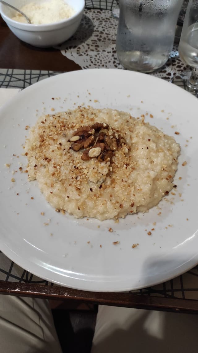 Risotto con gorgonzola e noci - Ristorante Continental, Perugia