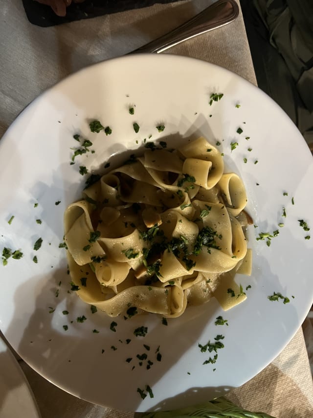 Pappardelle ai funghi porcini  - Ristorante Buranco Agriturismo