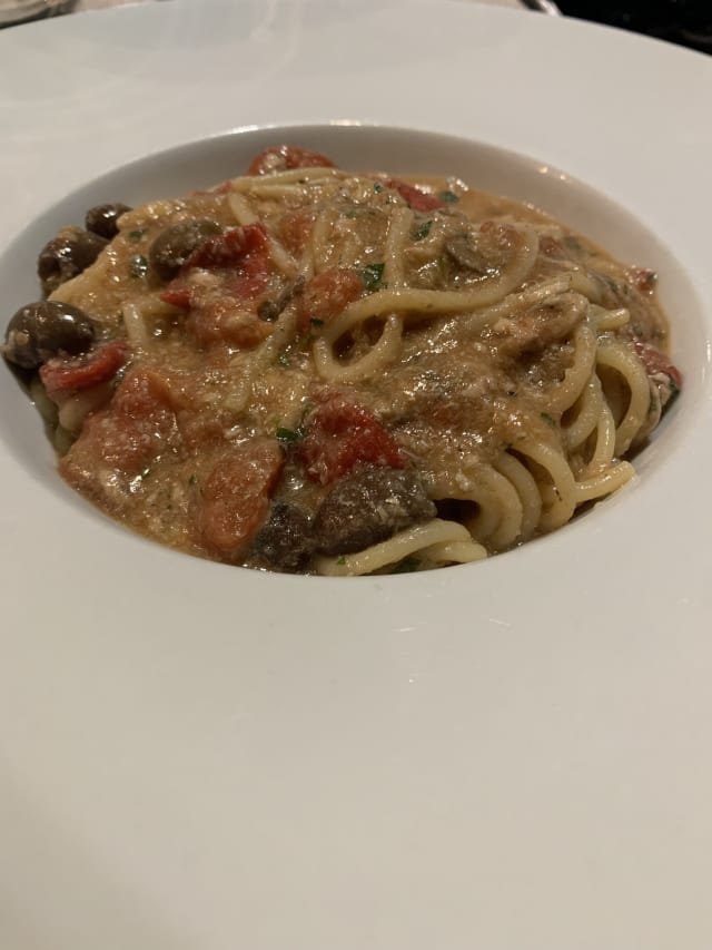 Spaghetti all’acciuga di monterosso come ai vecchi tempi  - Ristorante Buranco Agriturismo