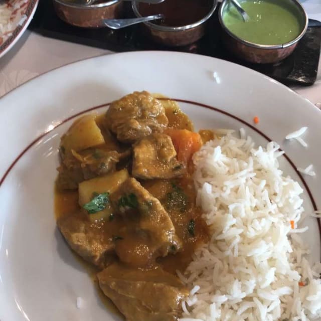 Agneau vindaloo - Kashmir Café, Montreuil