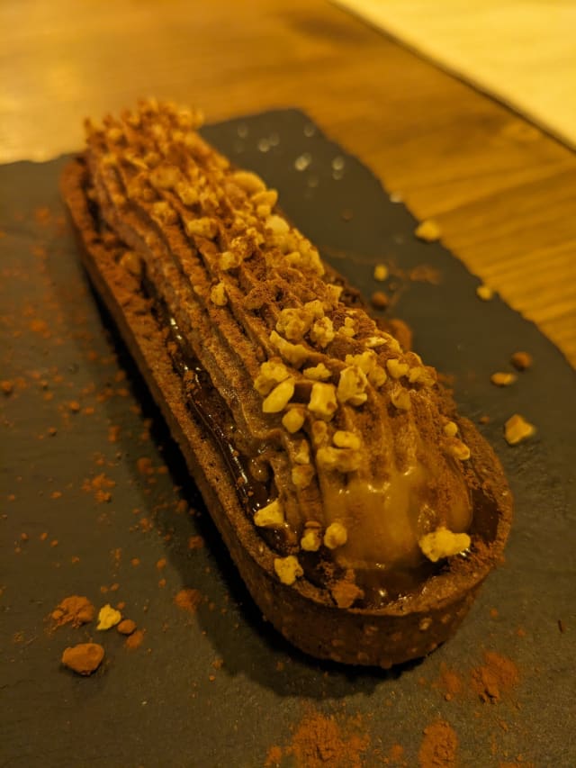 Lingote de chocolate con caramelo salado - Can Boleta "Raíces"