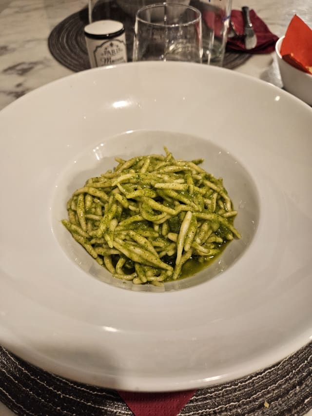 Trofie al pesto di prà avvantaggiate - Caligo