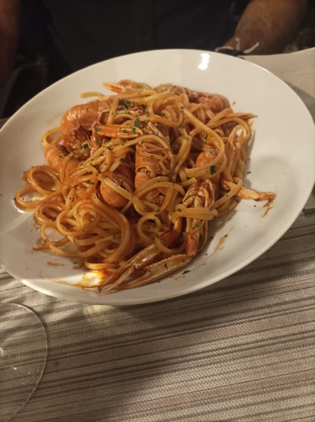 Spaghetti con Scampi  - Gambero