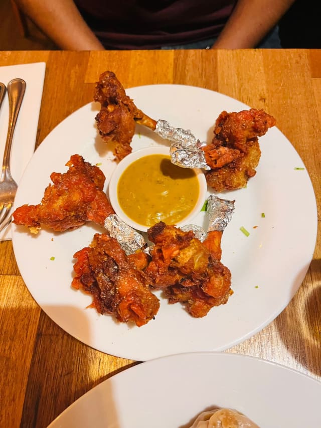 Chicken lollypop - Himalayan Kitchen, Amsterdam