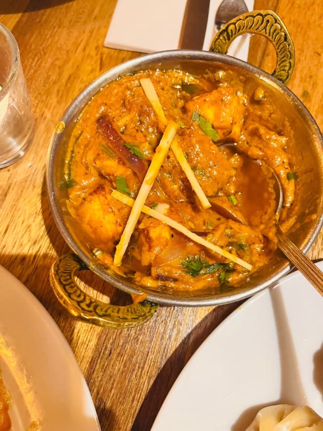 Jhal frezi- lamb or prawn - Himalayan Kitchen, Amsterdam