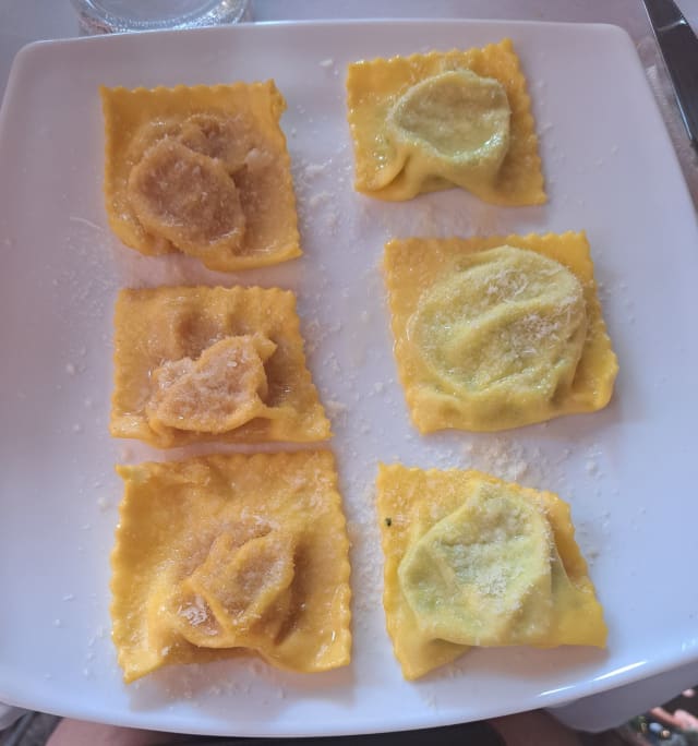 Parma Tortelli Bis (Greens - Pumpkin) as perr Tradition - Artusi La Salsamenteria