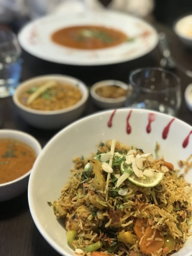 Biryani végétarien - Indian House, Paris