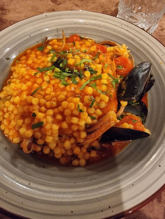 Fregola allo scoglio - Terra e Mari