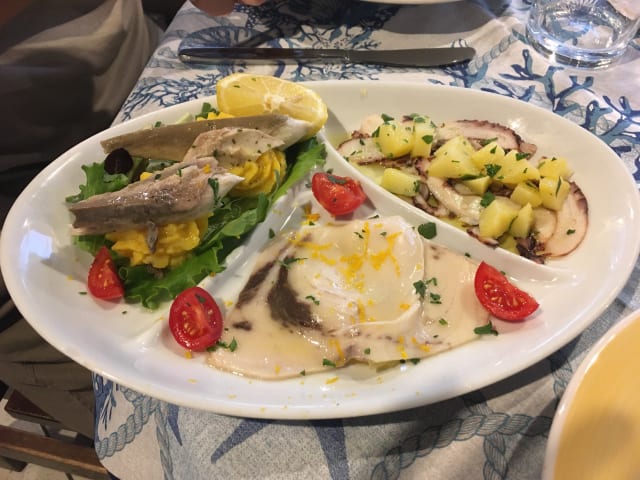 Tris antipasto freddo  - La Lampara, Senigallia