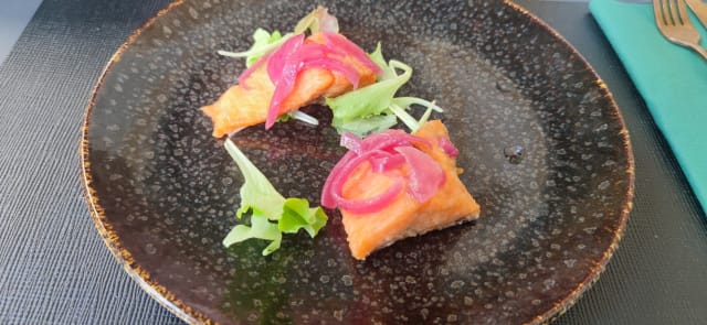 Filetto di trota salmonata in carpione  - Duomo Bistrot "le vie del sale", Turin