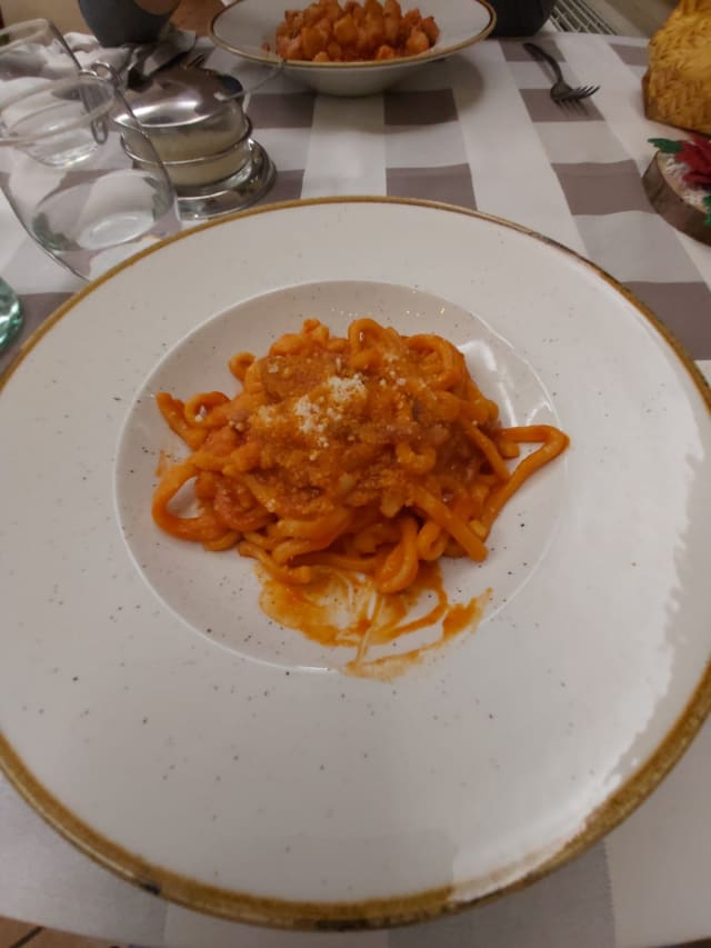 Sagne all’amatriciana - Trattoria da Gino