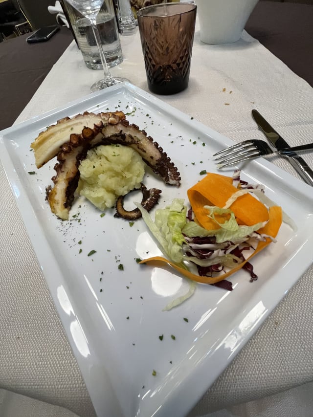 Polpo Doppia Cottura con Crema Di Patate - Ristorante da Marco, Ciriè