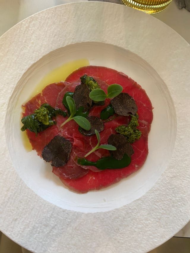 Carpaccio di Manzo e Nocciole - Binomio