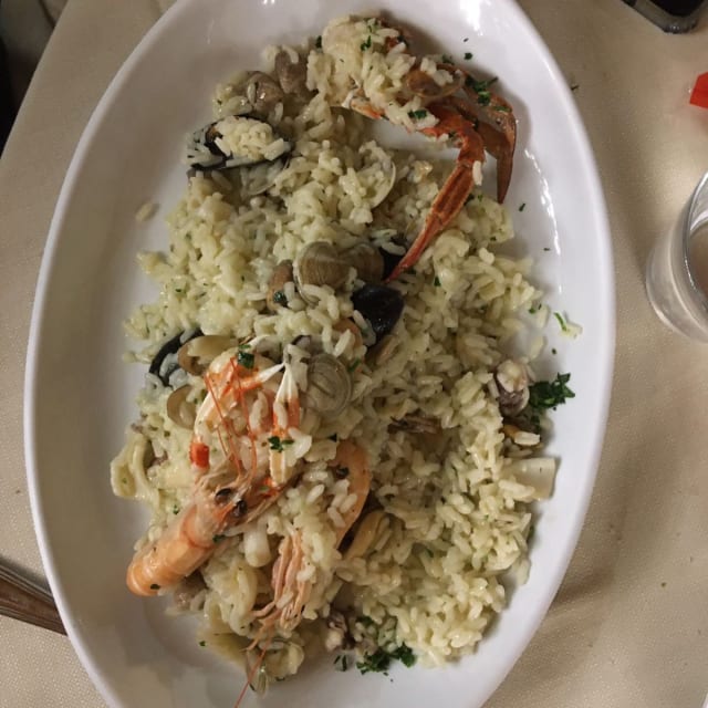 risotto allo scoglio in bianco - Il Rugantino Cesena, Cesena